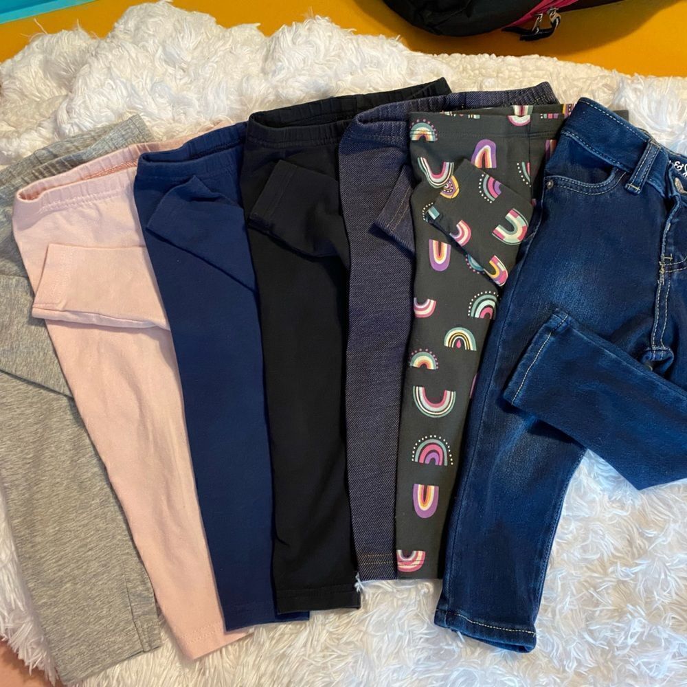 (7) Pairs 18 Month Girl Leggings